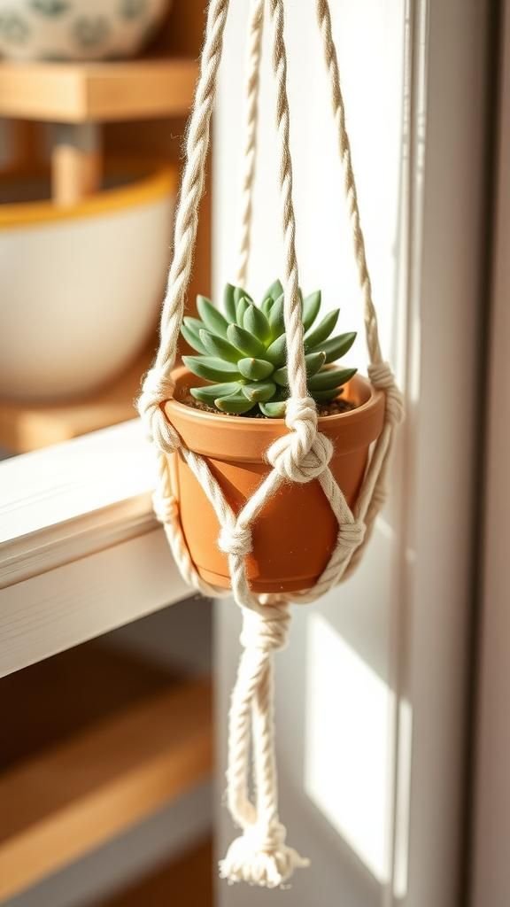 Short succulent holder, compact small-pot solution