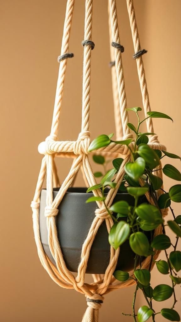 Wrapped base with decorative knot collar detail