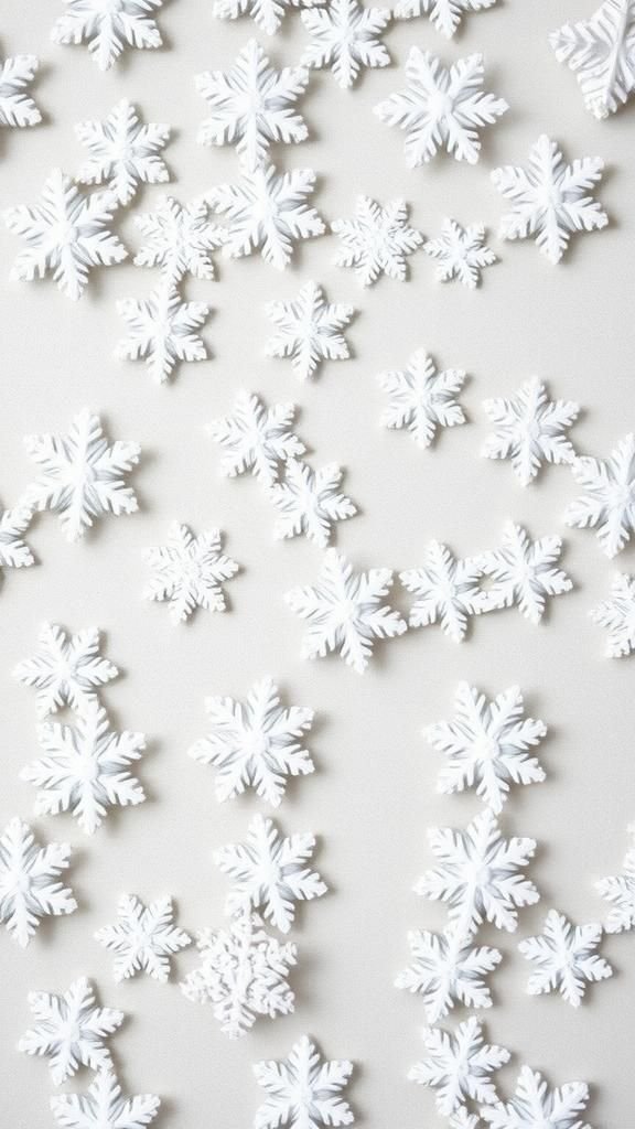 Confetti snowflake sprinkle for playful table decor