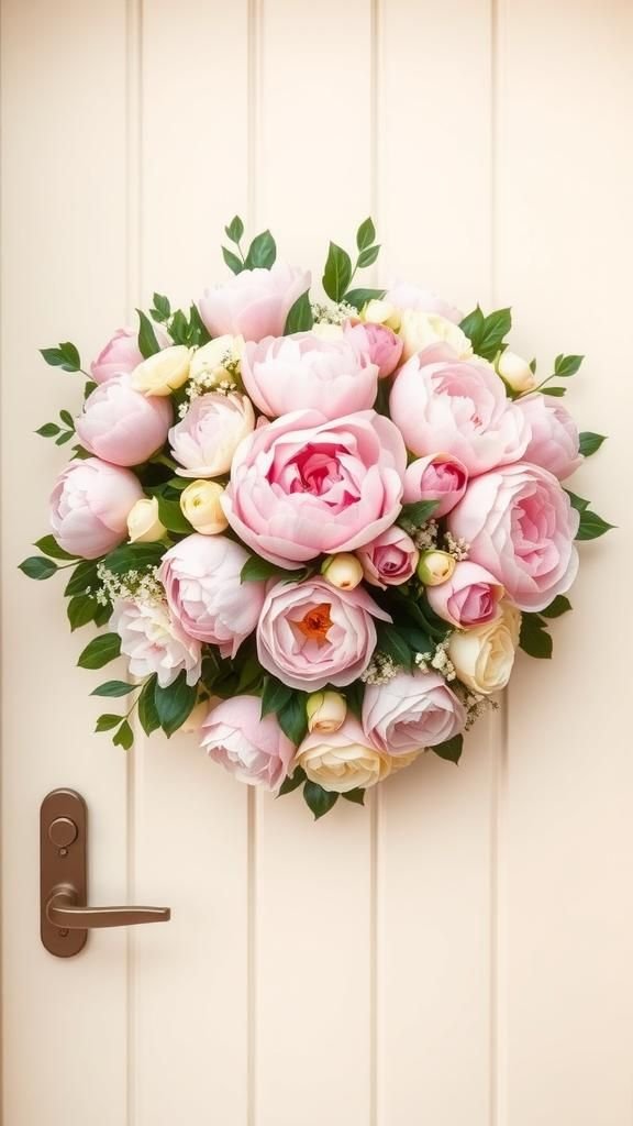 Peony and ranunculus: soft romantic statement piece