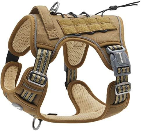 Auroth tactical dog harness brown