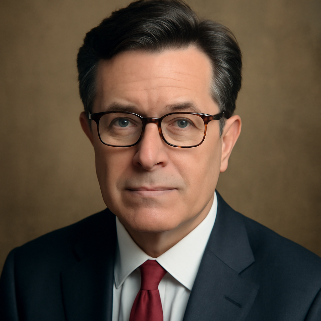 Stephen Colbert illustration