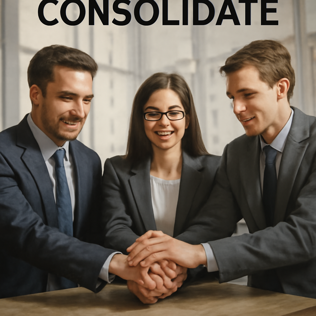 Consolidate illustration