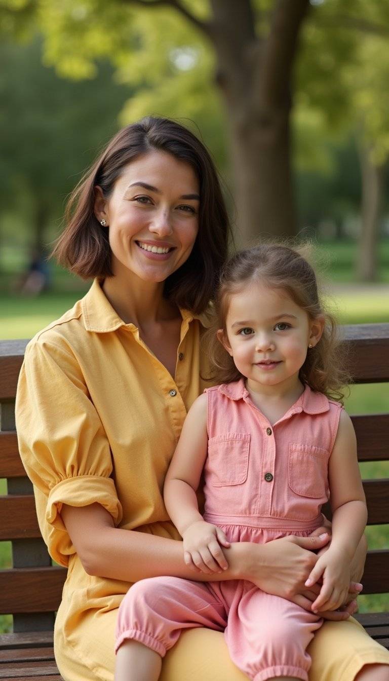 Mother-Daughter Matching Linen Sets