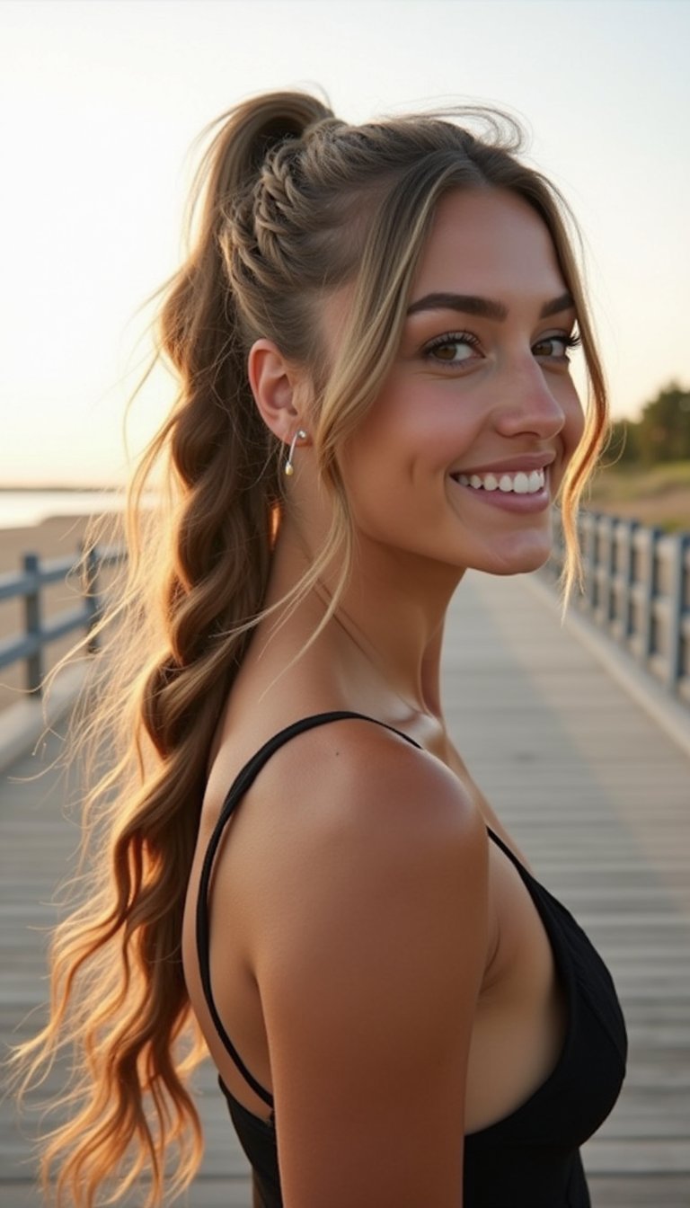 Fishtail Ponytail That Stays All Day