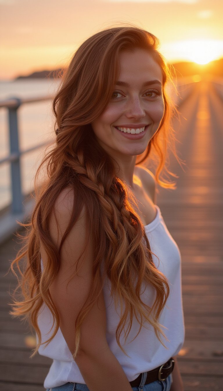 Sunset Ombre Braids For Color Play