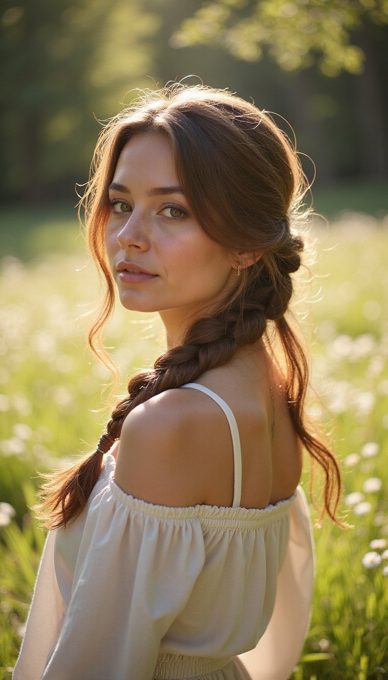 Fishtail Braid For An Effortless Romantic Vibe