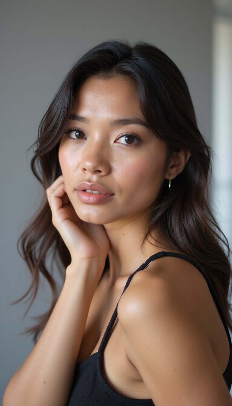 Slicked-Back Wet Look For Sleek Days