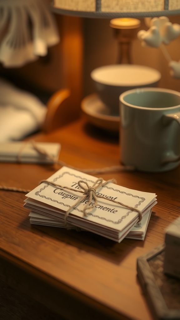 Coupon booklet filled with thoughtful little favors