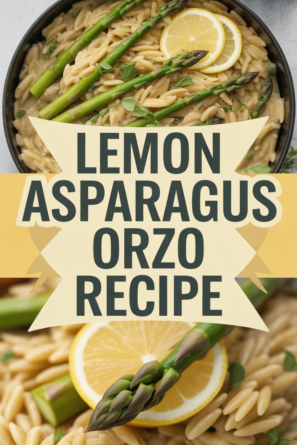 Lemon Asparagus Orzo Recipe recipe idea in stylish layout