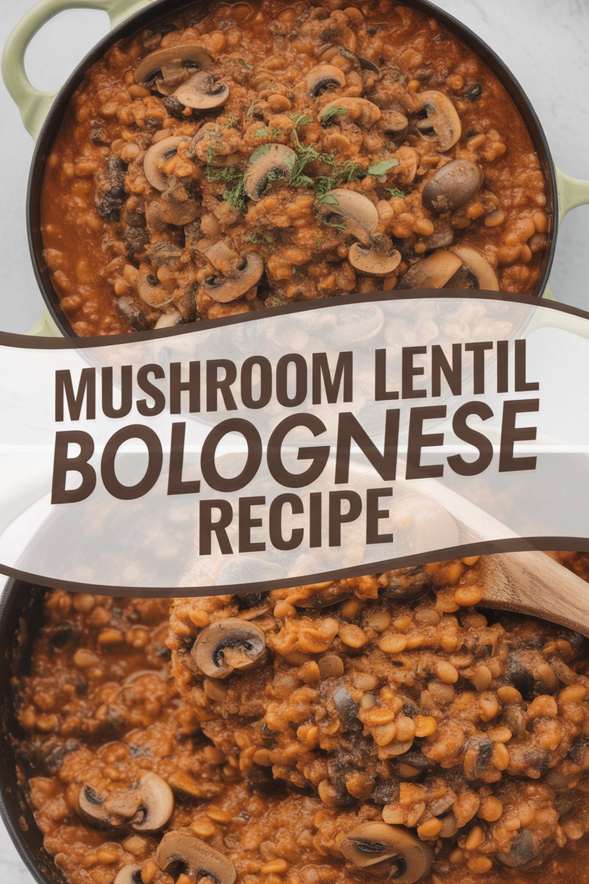 Mushroom Lentil Bolognese Recipe recipe idea in stylish layout