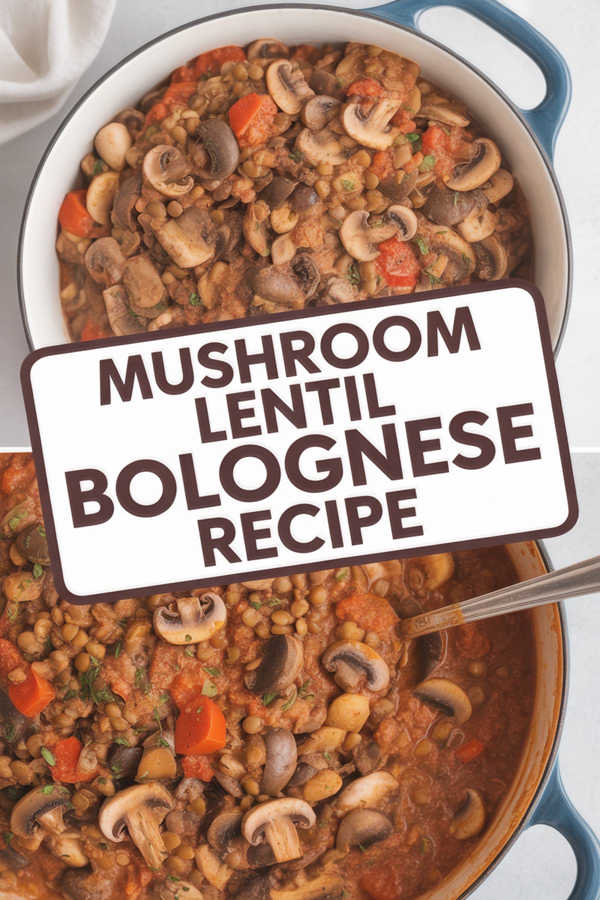 Mushroom Lentil Bolognese Recipe recipe idea in stylish layout