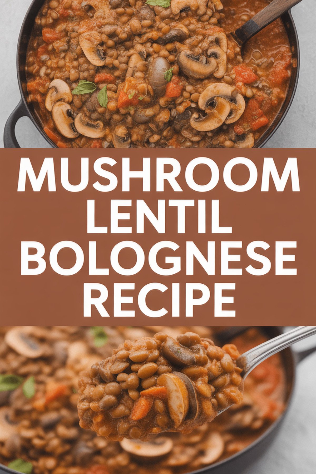 Mushroom Lentil Bolognese Recipe recipe idea in stylish layout