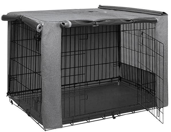 HiCaptain Double Door Dog Crate Cover